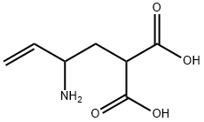2-(2-aminobut-3-enyl)propanedioic acid Structure