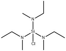 Tris(Ethylmethylamino)Chlorosilane Structure