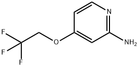 4-三氟乙氧基-2-氨基吡啶, 1379361-82-6, 结构式