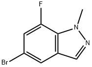 5-bromo-7-fluoro-1-methyl-1H-indazole Structure