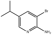 3-bromo-5-isopropylpyridin-2-amine Struktur