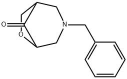 3-benzyl-6-oxa-3-azabicyclo[3.2.1]octan-8-one Struktur