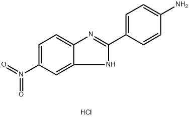 4-(5-nitro-1H-benzo[d]imidazol-2-yl)aniline HCL Structure