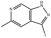 3-iodo-5-methyl-1H-Pyrazolo[3,4-c]pyridine Struktur