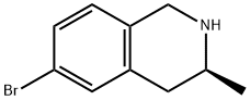 (S)-6-溴-3-甲基-1,2,3,4-四氢异喹啉,1388851-91-9,结构式