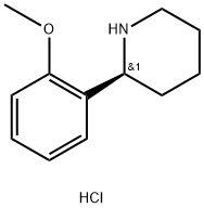 (S)-2-(2-Methoxyphenyl)piperidine hydrochloride Structure