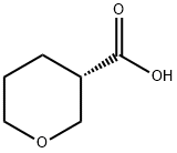 (S)-tetrahydro-2H-pyran-3-carboxylic acid Struktur
