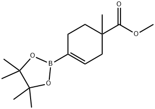 methyl 1-methyl-4-(4,4,5,5-tetramethyl-1,3,2-dioxaborolan-2-yl)cyclohex-3-enecarboxylate Structure