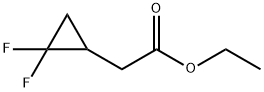 ethyl 2-(2,2-difluorocyclopropyl)acetate Structure