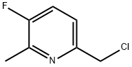 6-(Chloromethyl)-3-fluoro-2-methylpyridine Structure