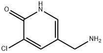 5-(aminomethyl)-3-chloropyridin-2-ol,1393575-12-6,结构式