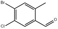 4-Bromo-5-chloro-2-methylbenzaldehyde Structure