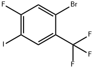 2-Bromo-4-fluoro-5-iodobenzotrifluoride Structure