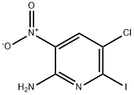 5-chloro-6-iodo-3-nitropyridin-2-amine 化学構造式