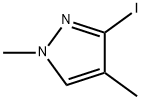 3-Iodo-1,4-dimethyl-1H-pyrazole 化学構造式