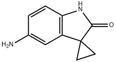 5'-amino-1',2'-dihydrospiro[cyclopropane-1,3'-indole]-2'-one 化学構造式