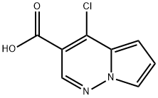 4-chloropyrrolo[1,2-b]pyridazine-3-carboxylic acid Struktur