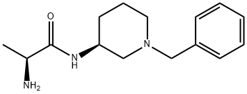 (S)-2-Amino-N-((S)-1-benzyl-piperidin-3-yl)-propionamide,1401668-08-3,结构式