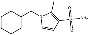 1-(Cyclohexylmethyl)-2-methyl-1H-pyrrole-3-sulfonamide|