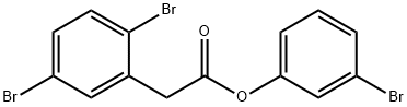 Benzeneacetic acid, 2,5-dibromo-, 3-bromophenyl ester|2-(2,5-二溴苯基)乙酸3-溴苯酯