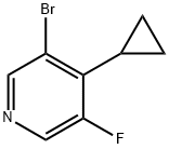 3-bromo-4-cyclopropyl-5-fluoropyridine