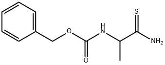 benzyl 1-amino-1-thioxopropan-2-ylcarbamate 化学構造式