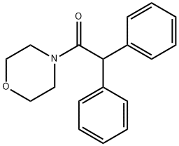 1-Morpholino-2,2-diphenylethanone Struktur