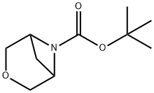tert-butyl 3-oxa-6-aza-bicyclo[3.1.1]heptane-6-carboxylate 结构式