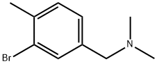 二甲基[(3-溴-4-甲基苯基)甲基]胺, 1414870-57-7, 结构式