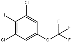 1,3-二氯-2-碘-5-(三氟甲氧基)苯, 1414870-80-6, 结构式