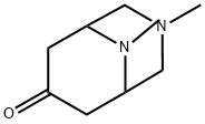 (1R)-3,9-二甲基-3,9-二氮杂二环[3.3.1]壬烷-7-酮, 141549-84-0, 结构式