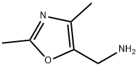 (2,4-dimethyloxazol-5-yl)methanamine 结构式