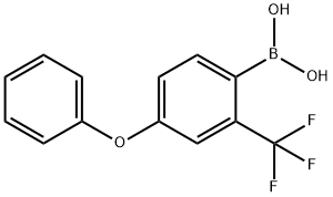 4-苯氧基-2-(三氟甲基)苯基硼酸, 1415824-99-5, 结构式