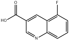 5-FLUOROQUINOLINE-3-CARBOXYLIC ACID, 1416439-57-0, 结构式