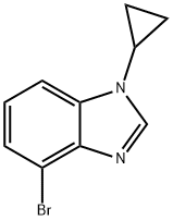 4-bromo-1-cyclopropyl-1H-benzo[d]imidazole Struktur