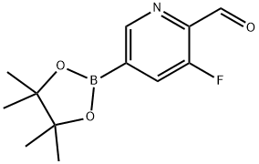 3-fluoro-5-(tetramethyl-1,3,2-dioxaborolan-2-yl)pyridine-2-carbaldehyde|