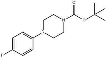 tert-Butyl 4-(4-fluorophenyl)piperazine-1-carboxylate Structure