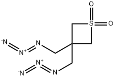 3,3-双(叠氮基甲基)硫杂环丁烷1,1-二氧化物,1422496-57-8,结构式