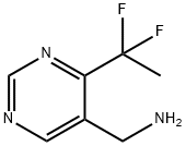 C-[4-(1,1-二氟-乙基)-嘧啶-5-基]甲胺 结构式