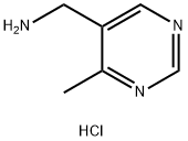 C-(4-甲基嘧啶-5-基)甲胺盐酸盐 结构式