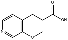 3-(3-甲氧基-吡啶-4-基)-丙酸,1427195-30-9,结构式