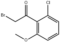 2-Bromo-1-(2-chloro-6-methoxyphenyl)ethanone Structure