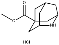 2-氮杂-三环[3.3.1.13?]癸烷-5-羧酸甲基酯盐酸, 1427358-90-4, 结构式