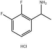 1-(2,3-DIFLUOROPHENYL)ETHAN-1-AMINE HYDROCHLORIDE Structure