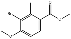 Methyl 3-bromo-4-methoxy-2-methylbenzoate Structure