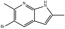 5-Bromo-2,6-dimethyl-1H-pyrrolo[2,3-b]pyridine Structure