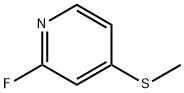 2-氟-4-(甲硫基)吡啶,1428234-71-2,结构式