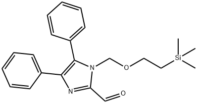 4,5-Diphenyl-1-[[2-(trimethylsilyl)ethoxy]methyl]-1H-imidazole-2-carbaldehyde Structure