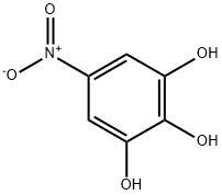 5-硝基-1,2,3-三酚, 14416-24-1, 结构式