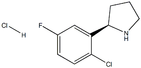 (R)-2-(2-chloro-5-fluorophenyl)pyrrolidine hydrochloride|(R)-2-(2-氯-5-氟苯基)吡咯烷盐酸盐